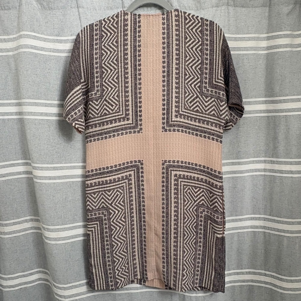 BCBGMaxAzria Geometric Harlan Shift Dress Size XS Boho Mini Resort Tribal Aztec - Picture 3 of 11